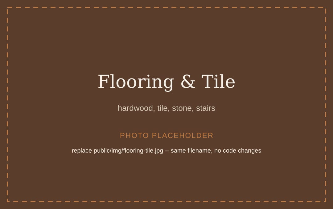 Placeholder image for flooring and tile projects
